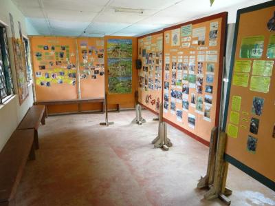Sala de educación ambiental de Tacugama Chimpanzee Sanctuary